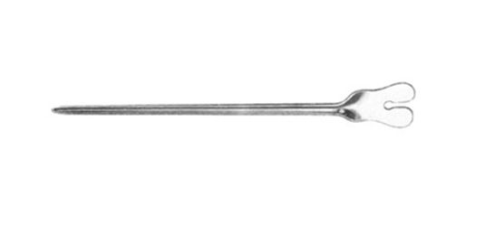 Grooved Director & Tongue Tie, Stainless Steel, Plain Point, 4 1/2" (11.4 Cm)